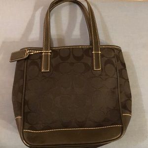Authentic Coach Mini-Tote